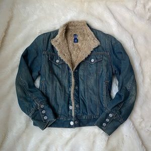 Gap Fur-lined Jean Jacket